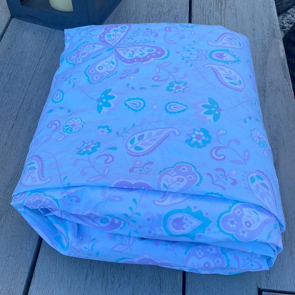 Pottery barn kids twin size butterfly duvet cover